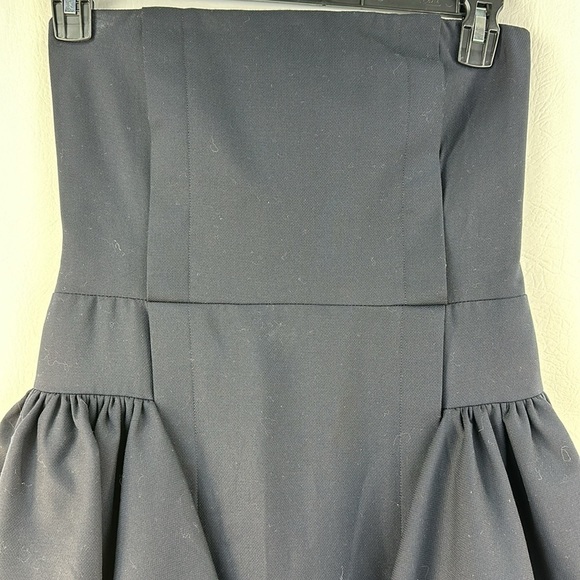 Acler Wool Peplum Strapless Maxi Dress, 6 - Picture 2 of 16